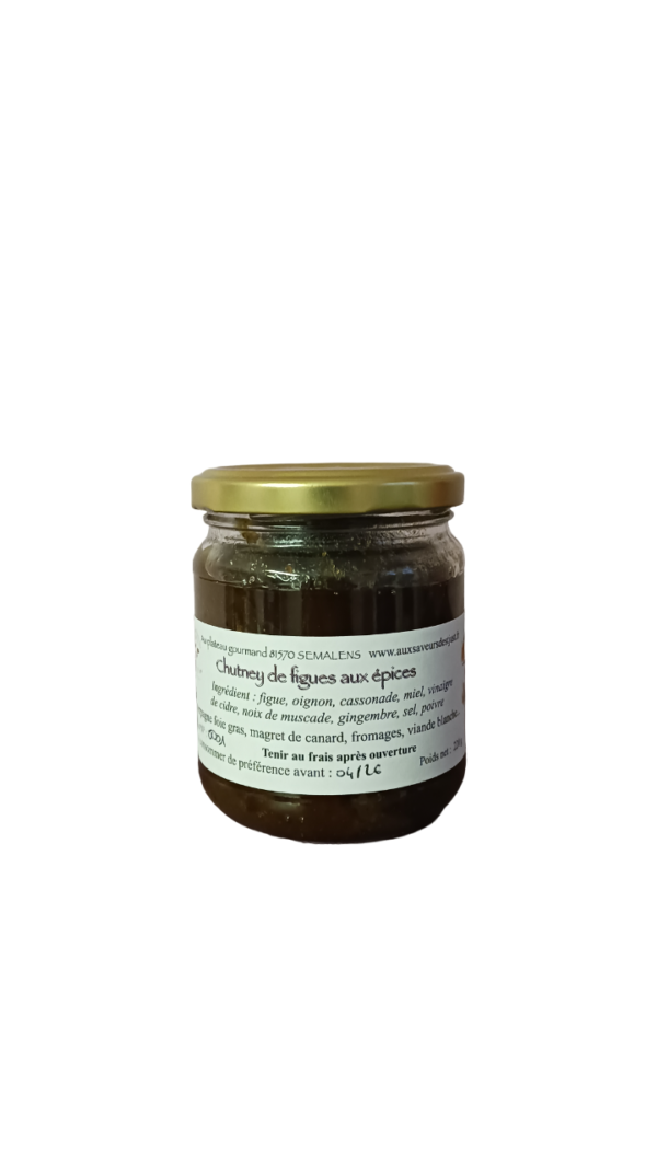 Chutney de figues aux épices