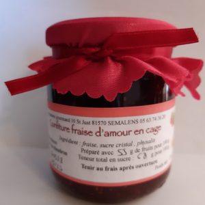 Confiture de Fraise d'Amour en Cage
