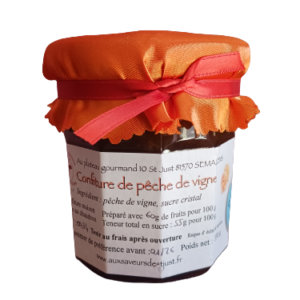 Confiture Pêche de vigne