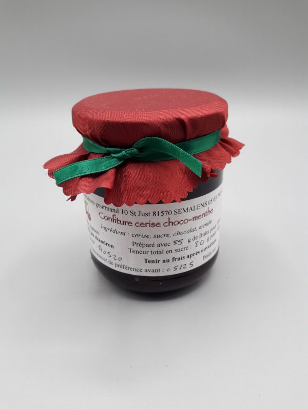 CONFITURE CERISE CHOCO - MENTHE