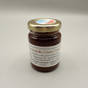 Confiture Mirabelle Cerise Fraise