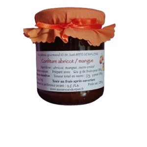 Confiture abricot mangue