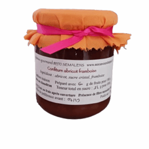 Confiture abricot framboise