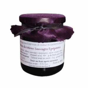 Confiture de Mûres Sauvages Epépinées