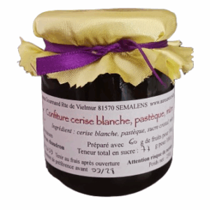 Confiture de Cerise blanche, Pastèque, Mûre