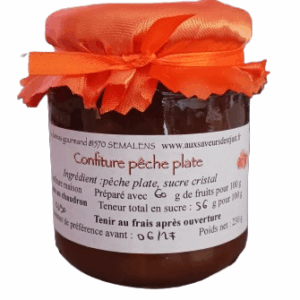 Confiture de Pêche Plate
