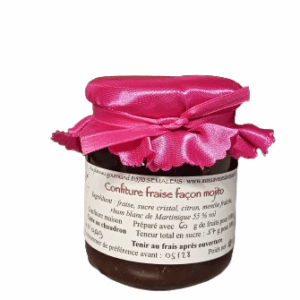 Confiture de Fraise façon Mojito