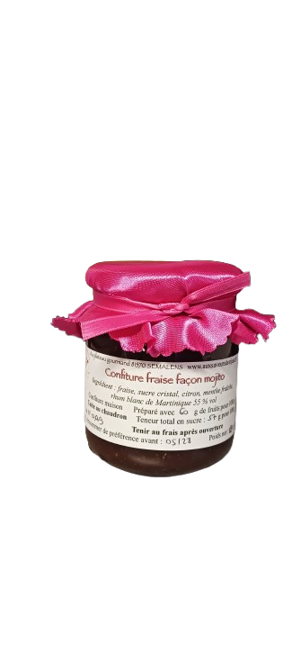 Confiture de Fraise façon Mojito