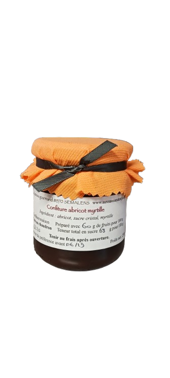 Confiture Abricot Myrtille