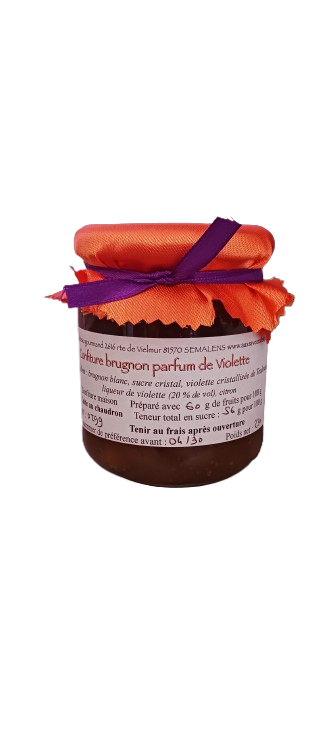 Confiture de Brugnon parfum de Violette