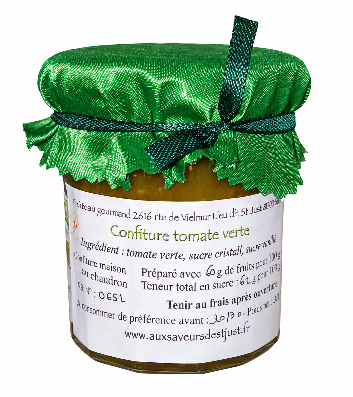 Confiture de Tomate Verte